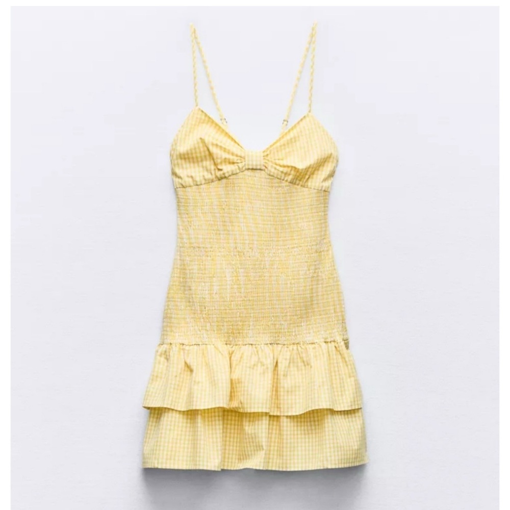 Zara Yellow Mini Dress